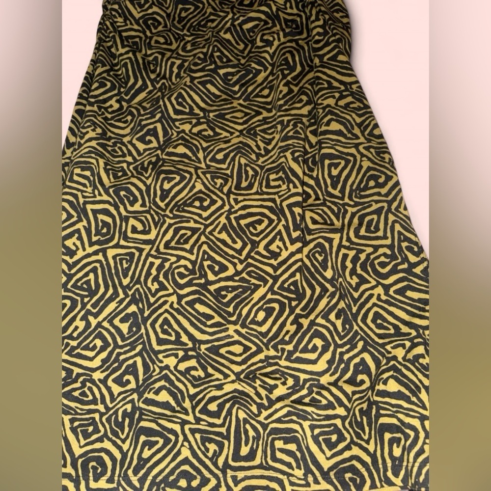 Proenza Schouler Green Black Abstract Stretch Bodycon Dress Mock Neck Size M - Picture 10 of 14